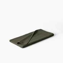 Carré Blanc Tapis de bain coton Lola II vert kaki|Homme Coffrets Cadeaux|Tapis De Bain