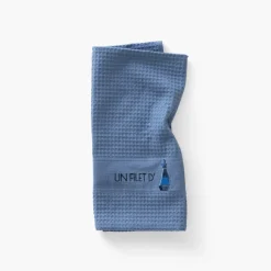 Carré Blanc Torchon coton nid d'abeille Saveurs indigo|Homme Torchons & Essuie-mains|Coffrets Cadeaux