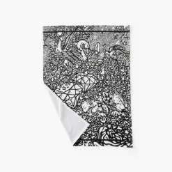 Carré Blanc Torchon de cuisine coton Jakè x noir|Homme Torchons & Essuie-mains|Coffrets Cadeaux