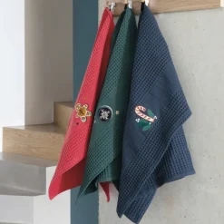 Carré Blanc Torchon de cuisine coton Sweet rouge|Femme Torchons & Essuie-mains|Coffrets Cadeaux