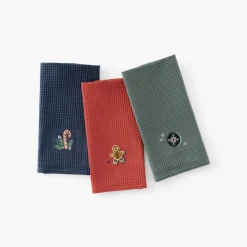 Carré Blanc Torchon de cuisine coton Sweet marine|Femme Torchons & Essuie-mains|Coffrets Cadeaux