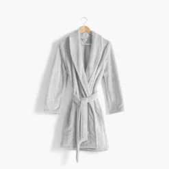 Carré Blanc Veste polaire femme Elena gris clair|Femme Coffrets Cadeaux|Robes De Chambre Femme
