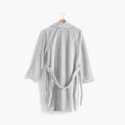 Carré Blanc Veste polaire femme Elena gris clair|Femme Coffrets Cadeaux|Robes De Chambre Femme