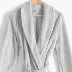 Carré Blanc Veste polaire femme Elena gris clair|Femme Coffrets Cadeaux|Robes De Chambre Femme